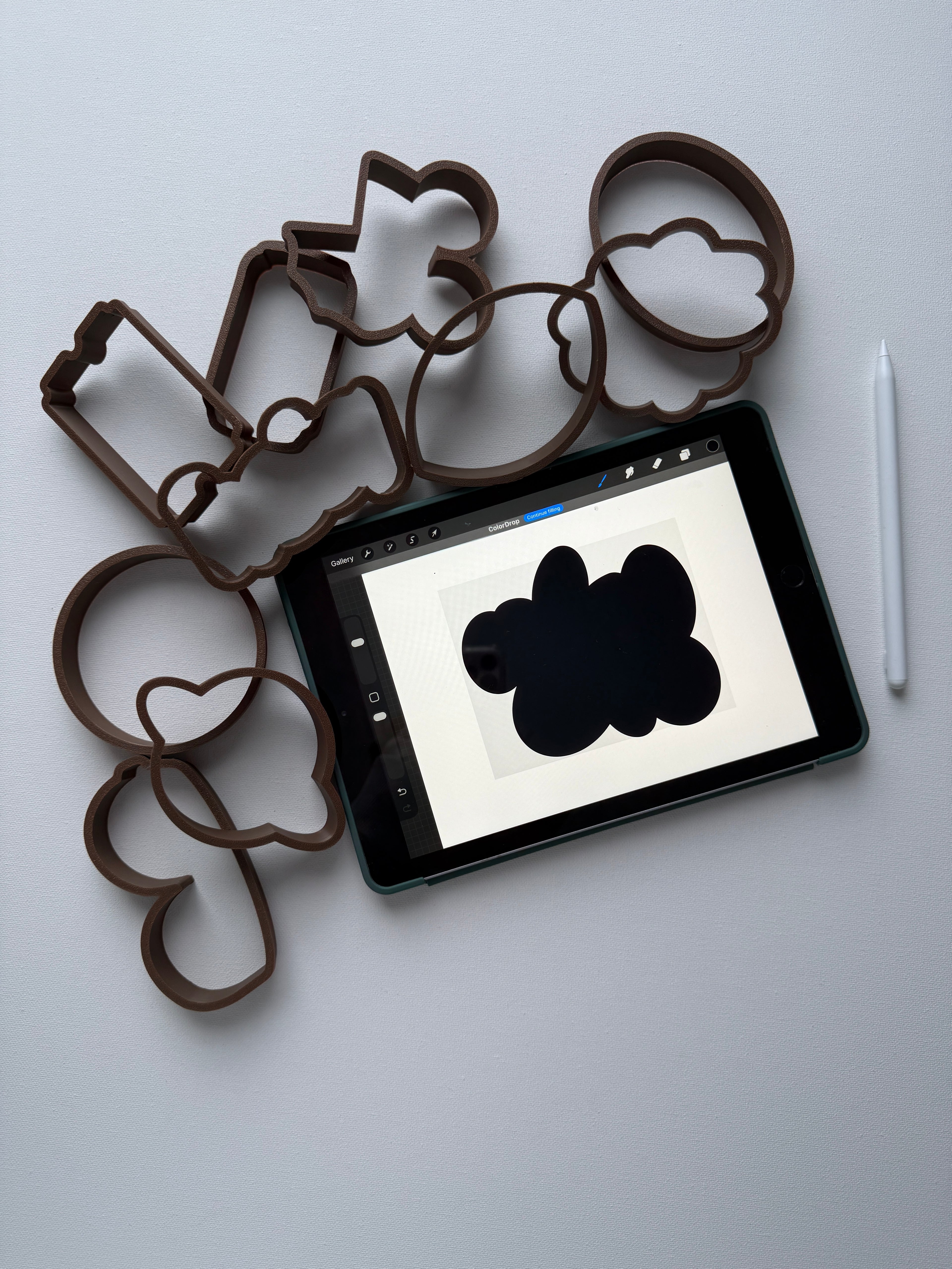 2 with writing Cookie Cutter