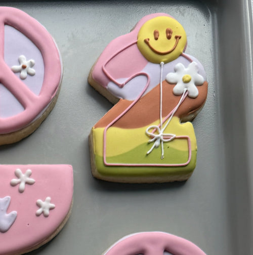 2 with Balloons Cookie Cutter